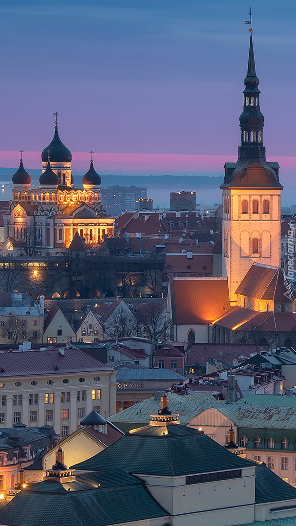 Kościół i cerkiew w Tallinnie