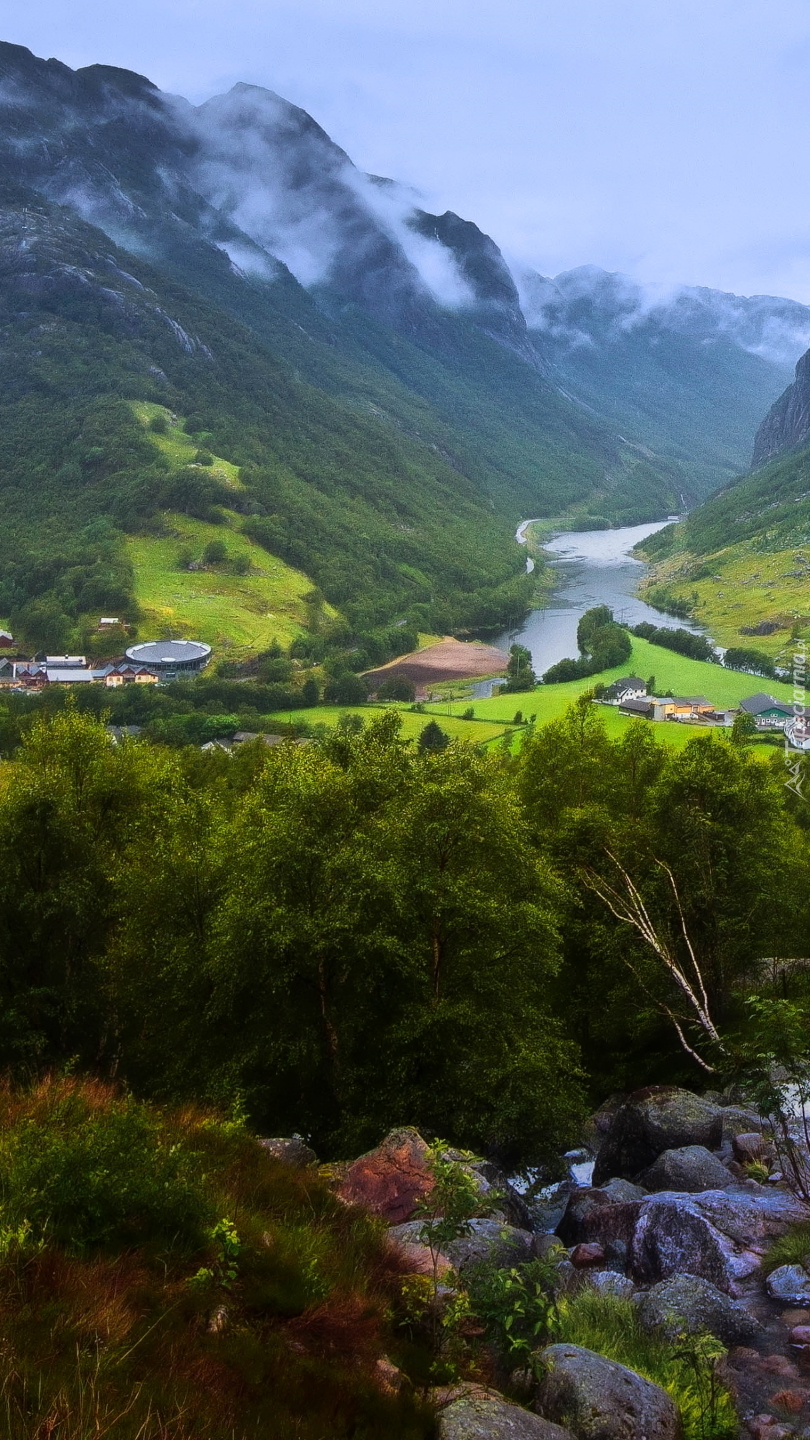 Miejscowość Gjesdal w Norwegii