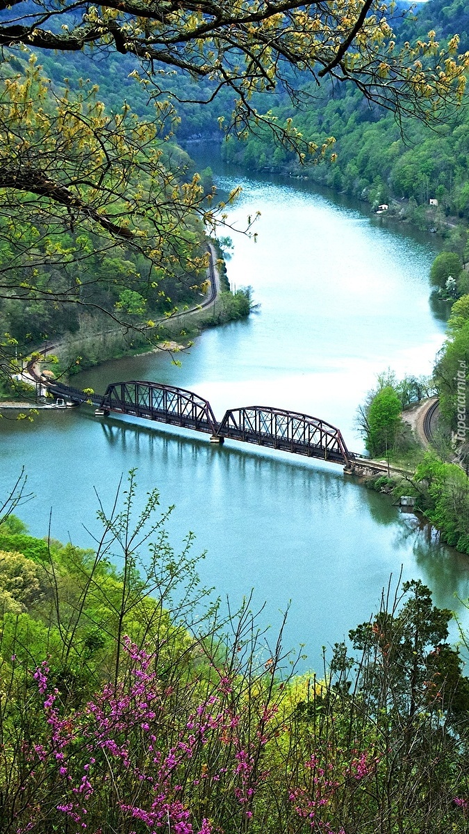 Most nad rzeką