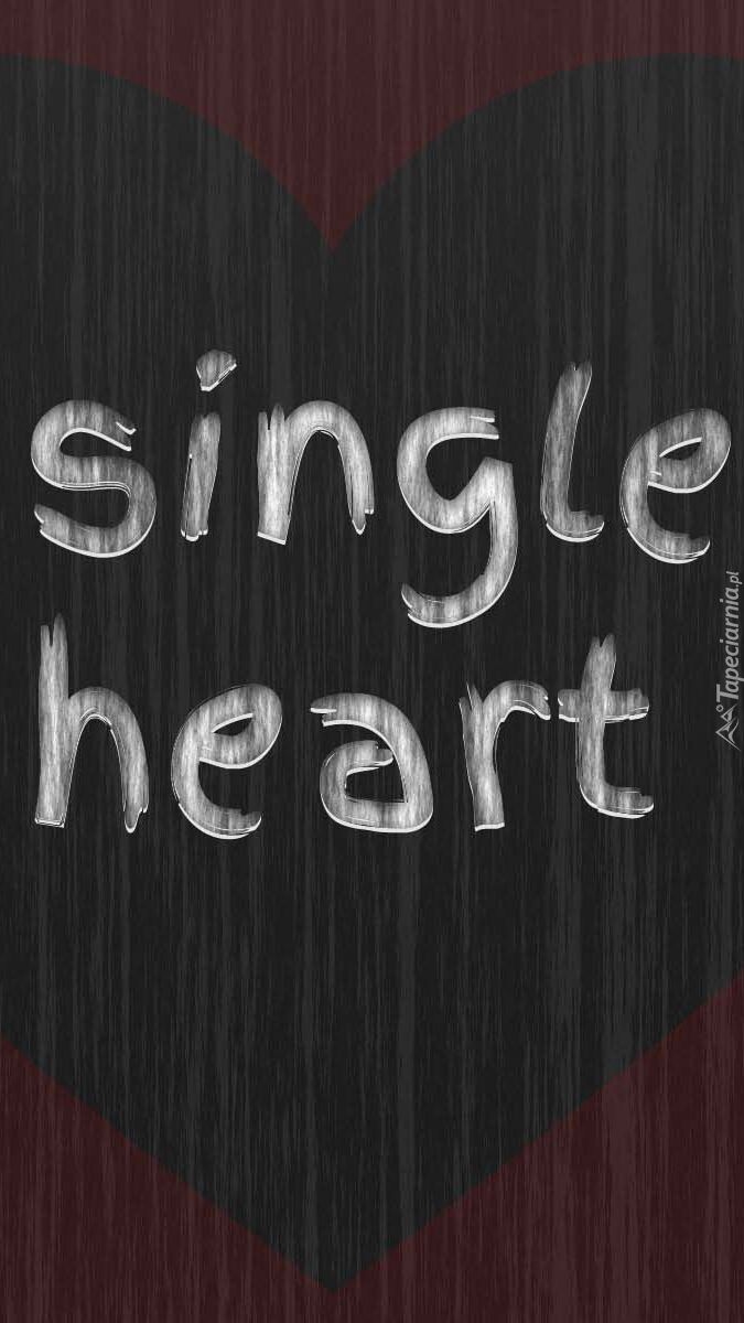 Napis single heart