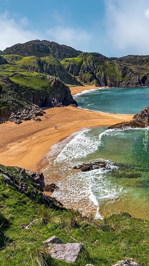 Plaża Murder Hole Beach w Irlandii