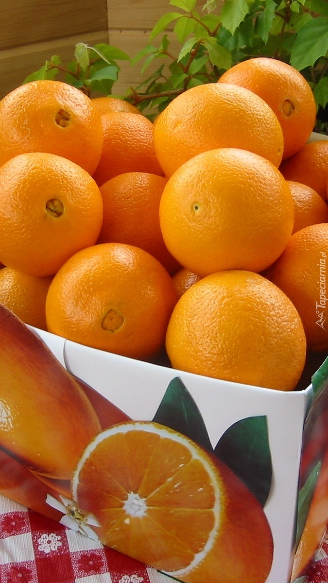 Pomarańcze w pudełku