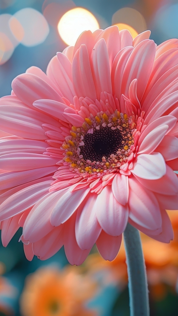 Różowa gerbera