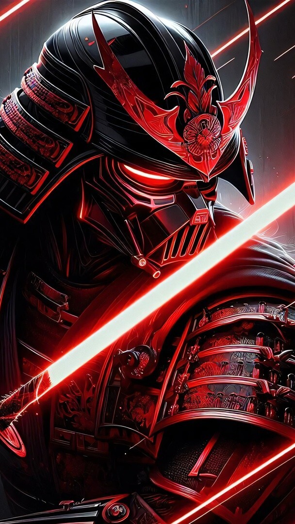 Samuraj Sith w zbroi