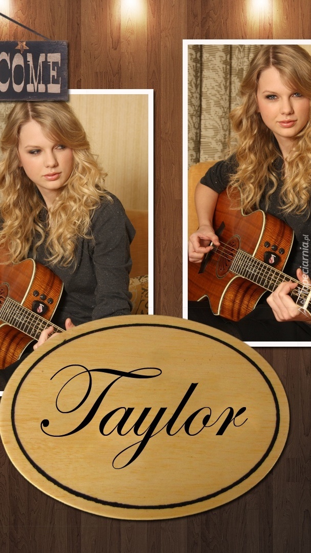 Taylor Swift z gitarą