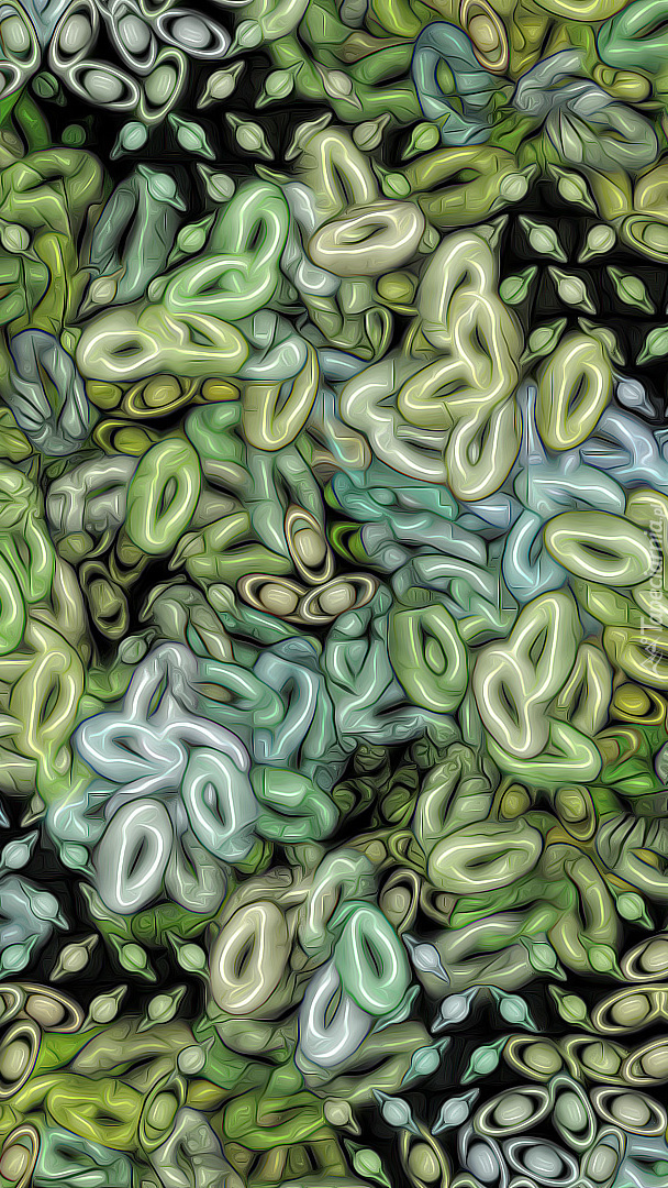 Tekstura w zielone wzory