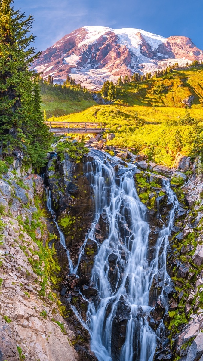 Wodospad Myrtle Falls