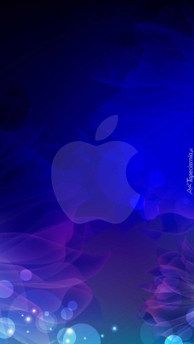 Wyblakłe logo Apple