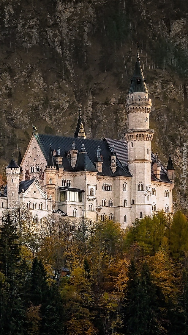 Zamek Neuschwanstein w Niemczech