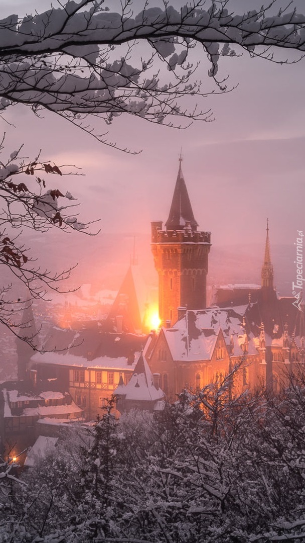 Zamek Wernigerode w Saksonii