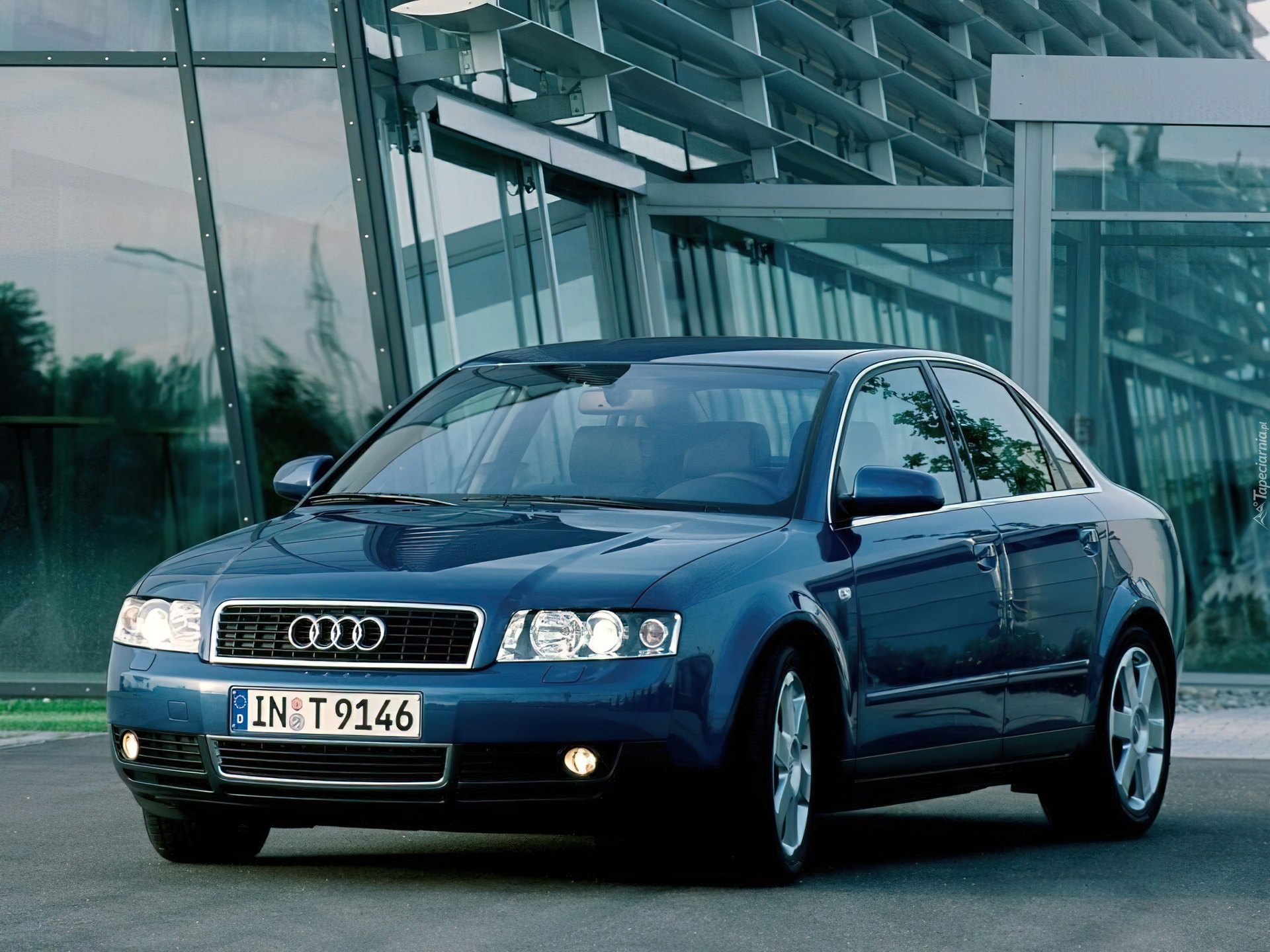 Audi A4, B6, Niebieski