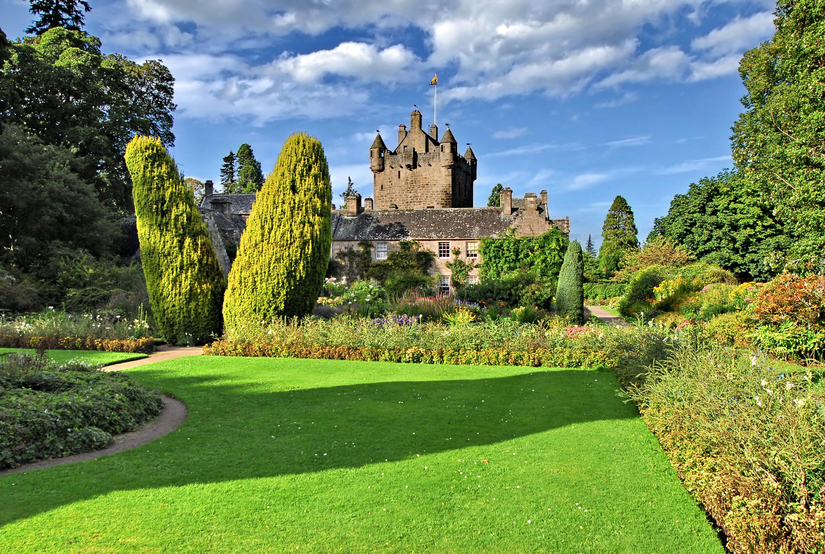 Zamek, Ogród, Szkocja