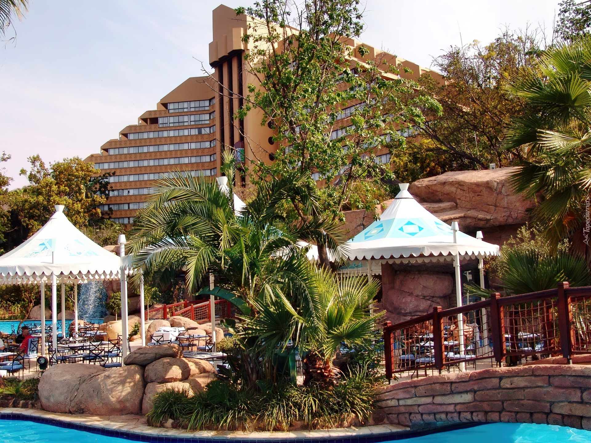 Hotel, Basen, Mostek, Południowa Afryka