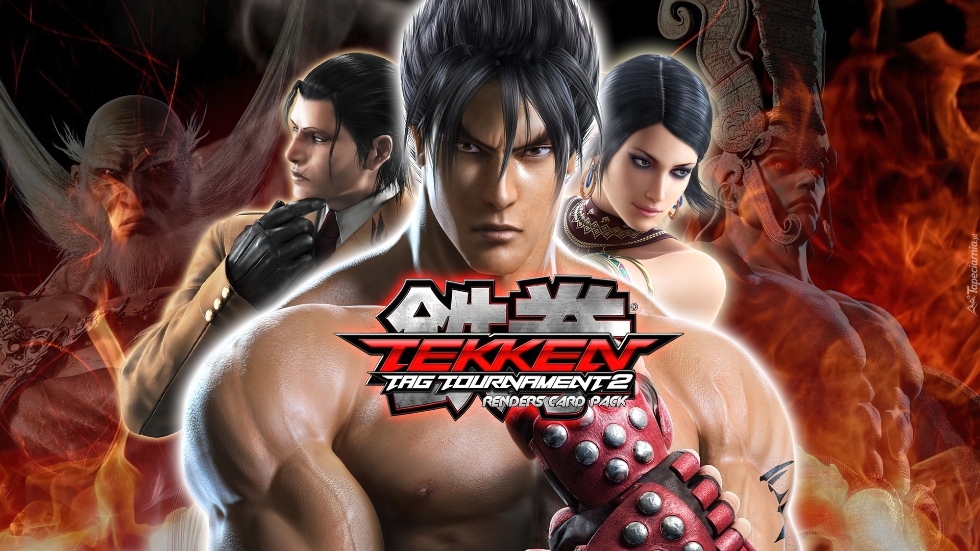 Ogień, Jin Kazama, Zafina, Ogre, Dragonow, Jimpanchi