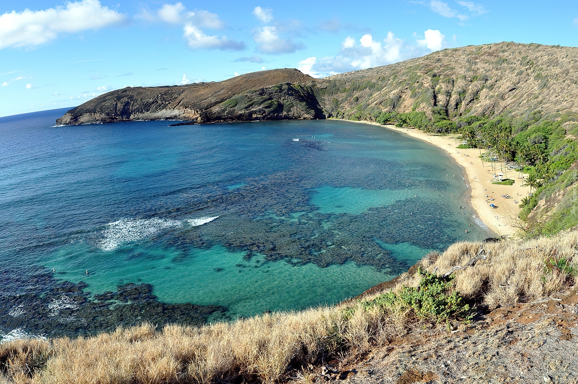 Morze, Zatoka, Oahu, Hawaje