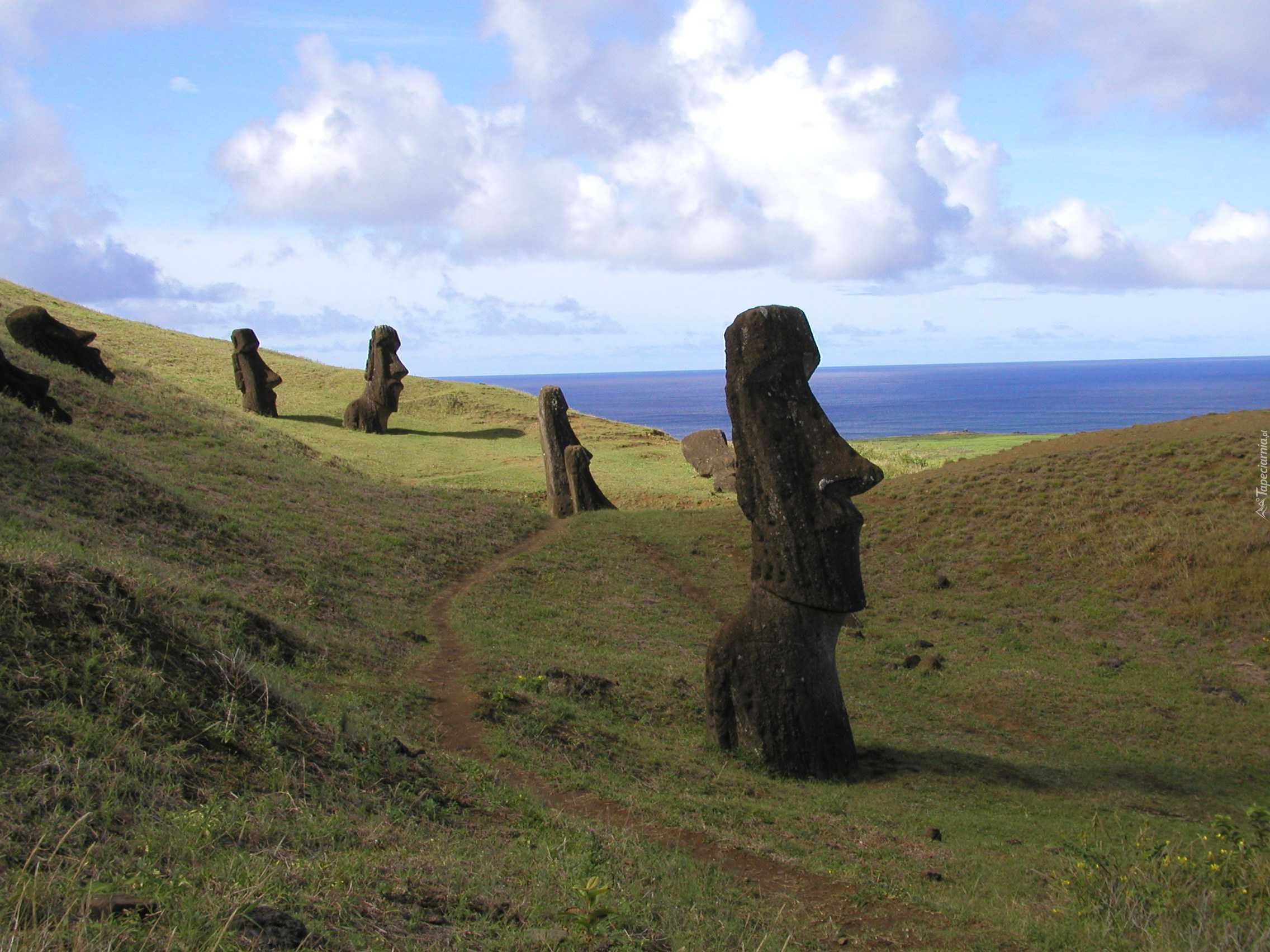 Каменные статуи острова пасхи страна. Каменные статуи Моаи остров Пасхи Чили. Остров Пасхи статуи Моаи. Истуканы Рапа-Нуи остров Пасхи. Моаи на острове Пасхи.