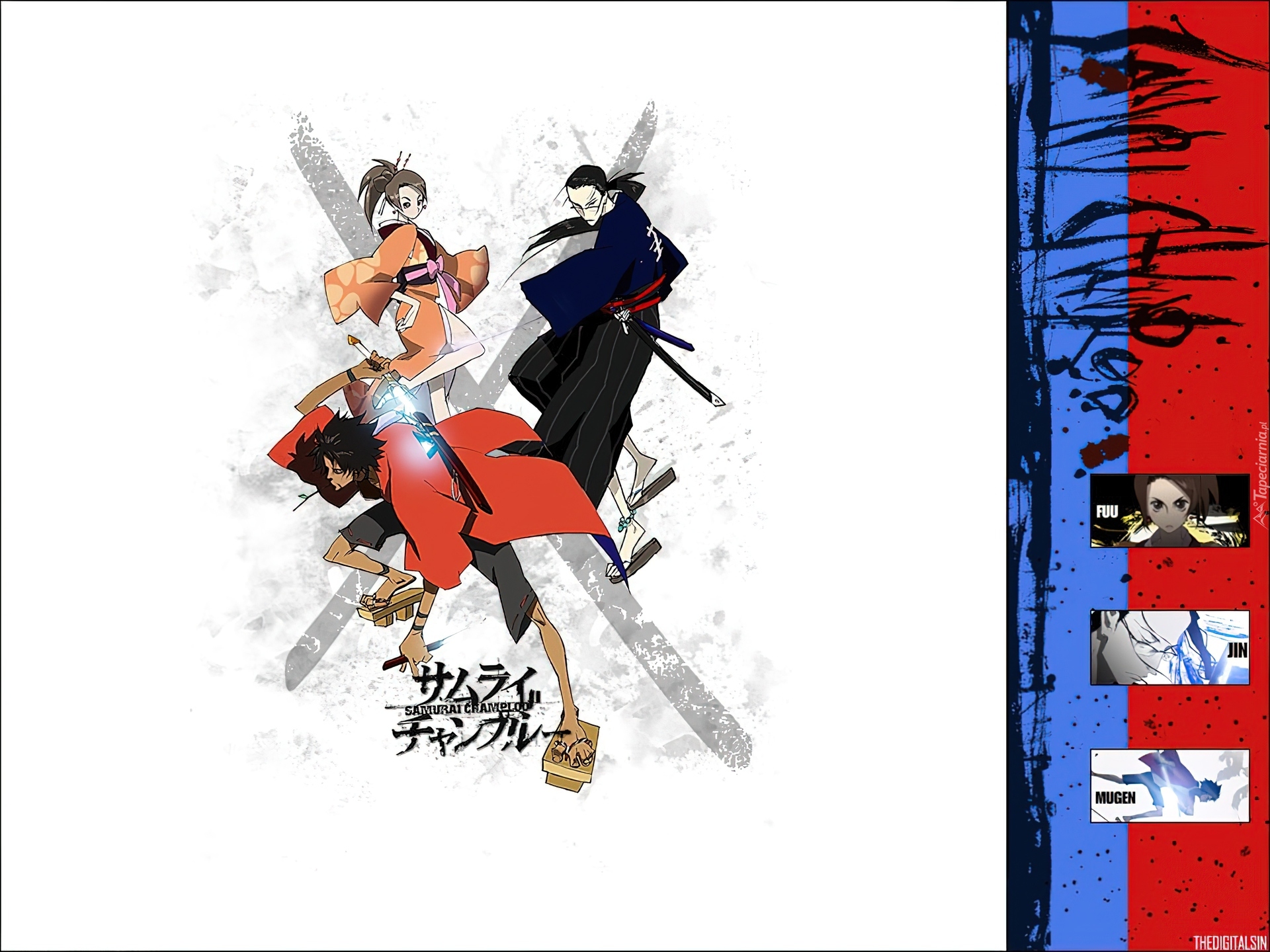 Samurai Champloo, istoty, chińskie znaki