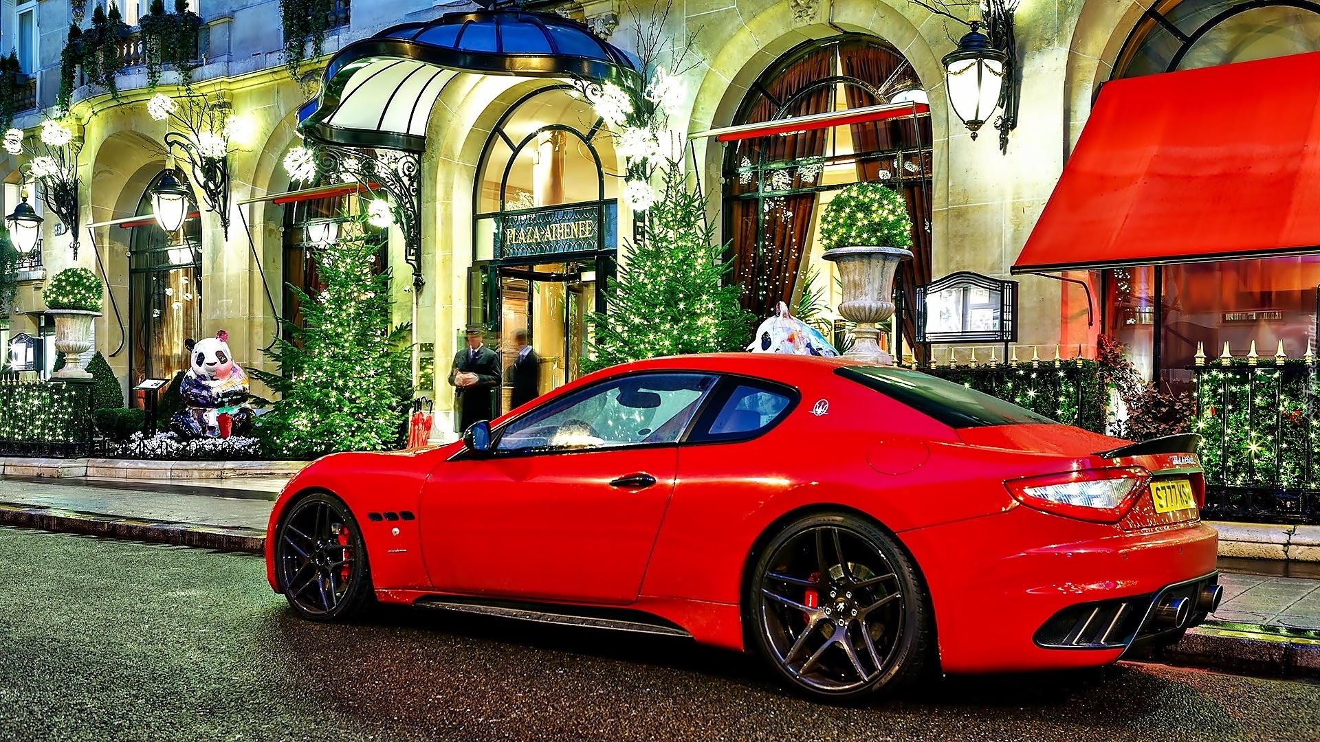Maserati, Gran Turismo, Czerwony, Ulica