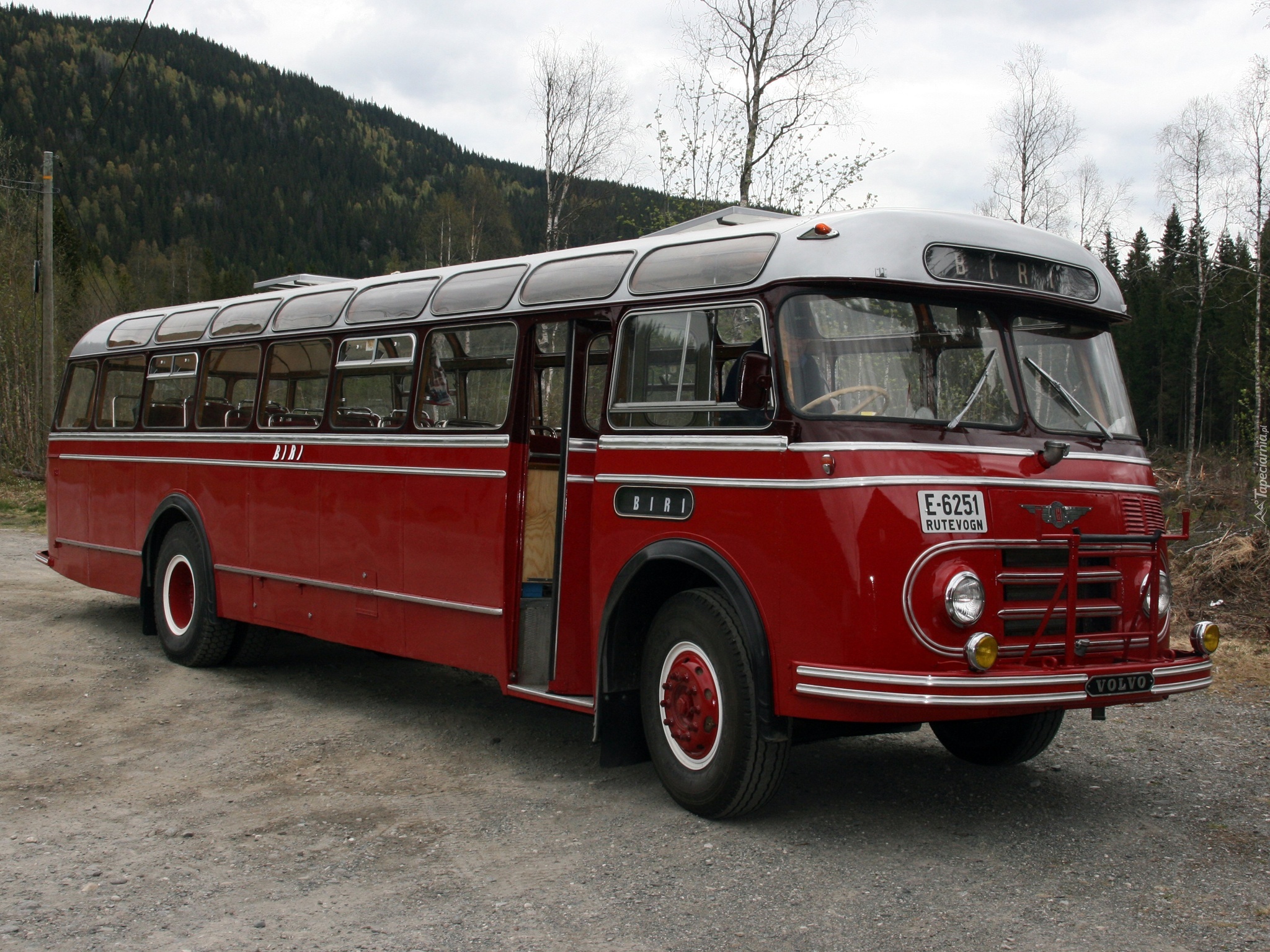 Zabytkowy, Autobus, Volvo, 1957
