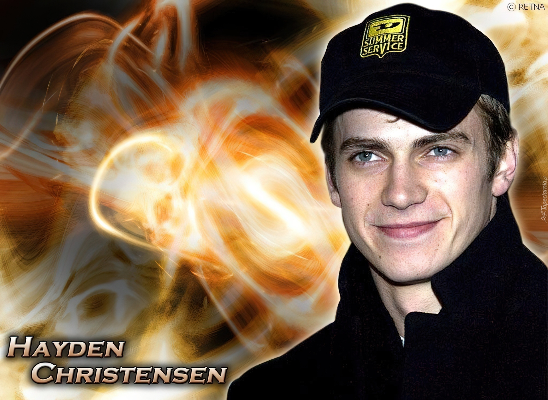 Hayden Christensen,czapeczka z daszkiem