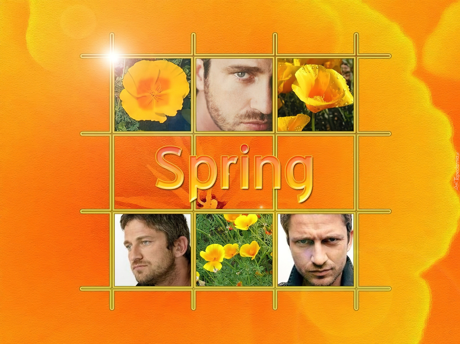 Gerard Butler,spring, twarze