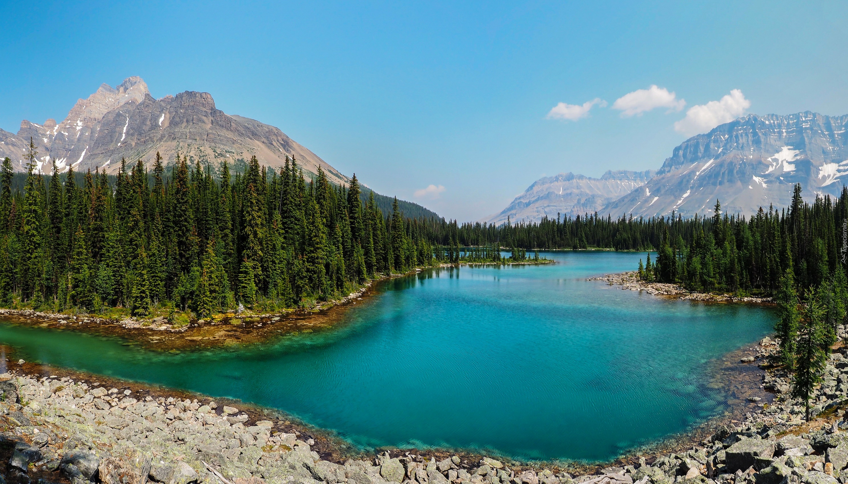 Kanada, Park Narodowy Yoho, Góry, Rzeka