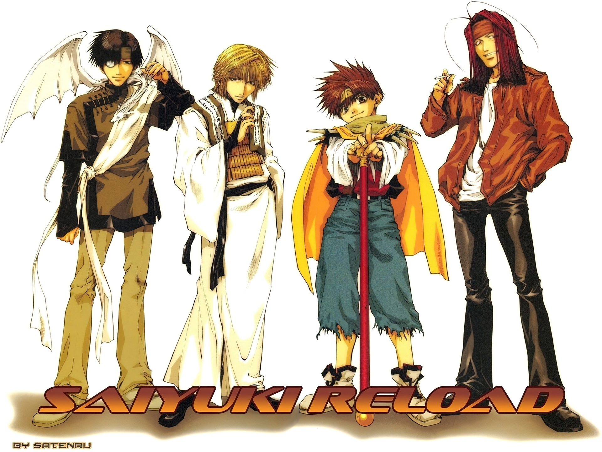 Wszystkie Manga Anime Saiyuki. 