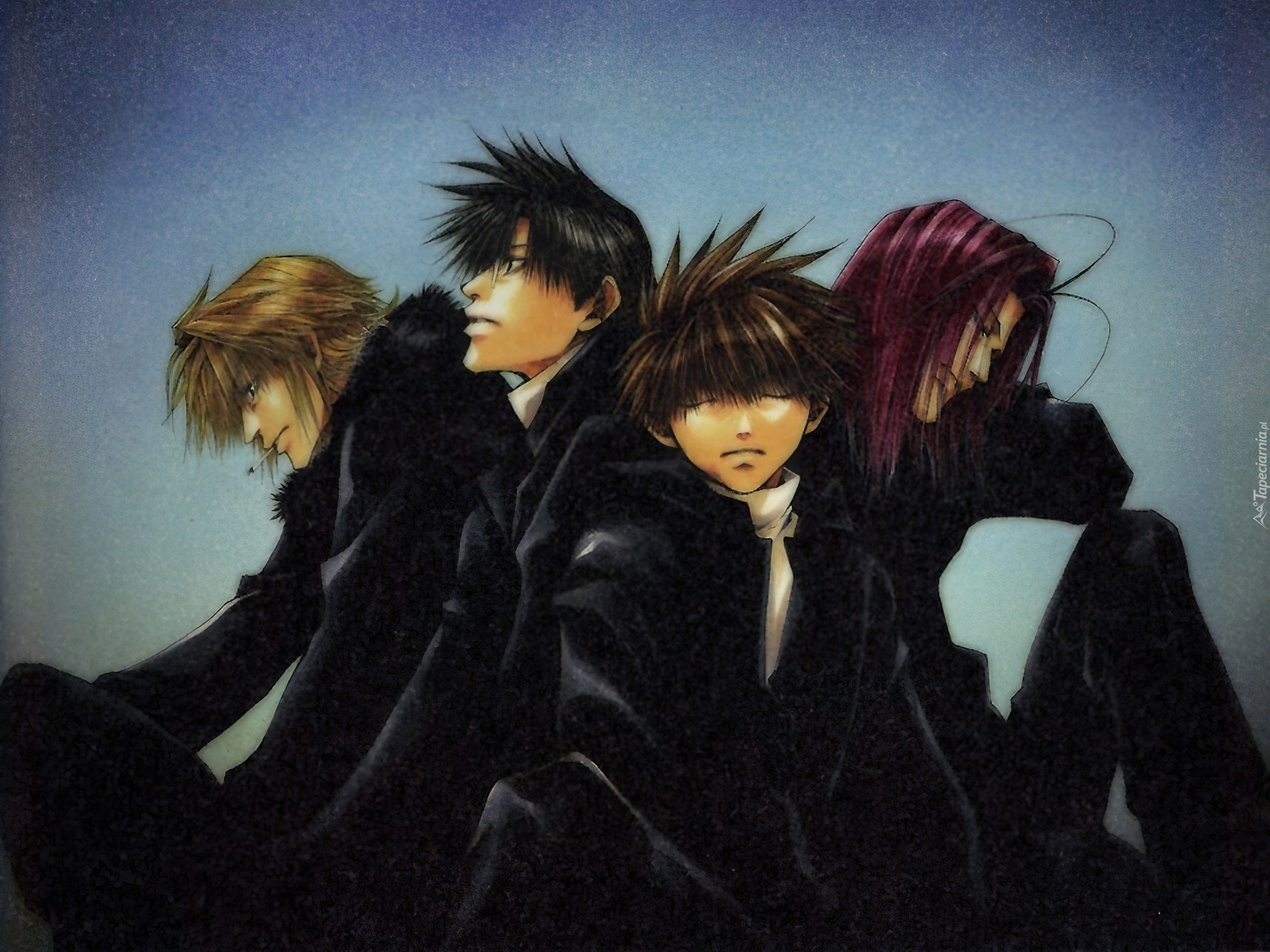 Saiyuki, czarne, garniaki