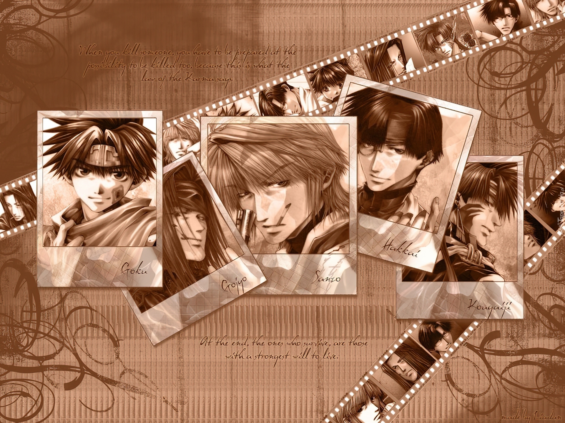 Saiyuki, film, slajd