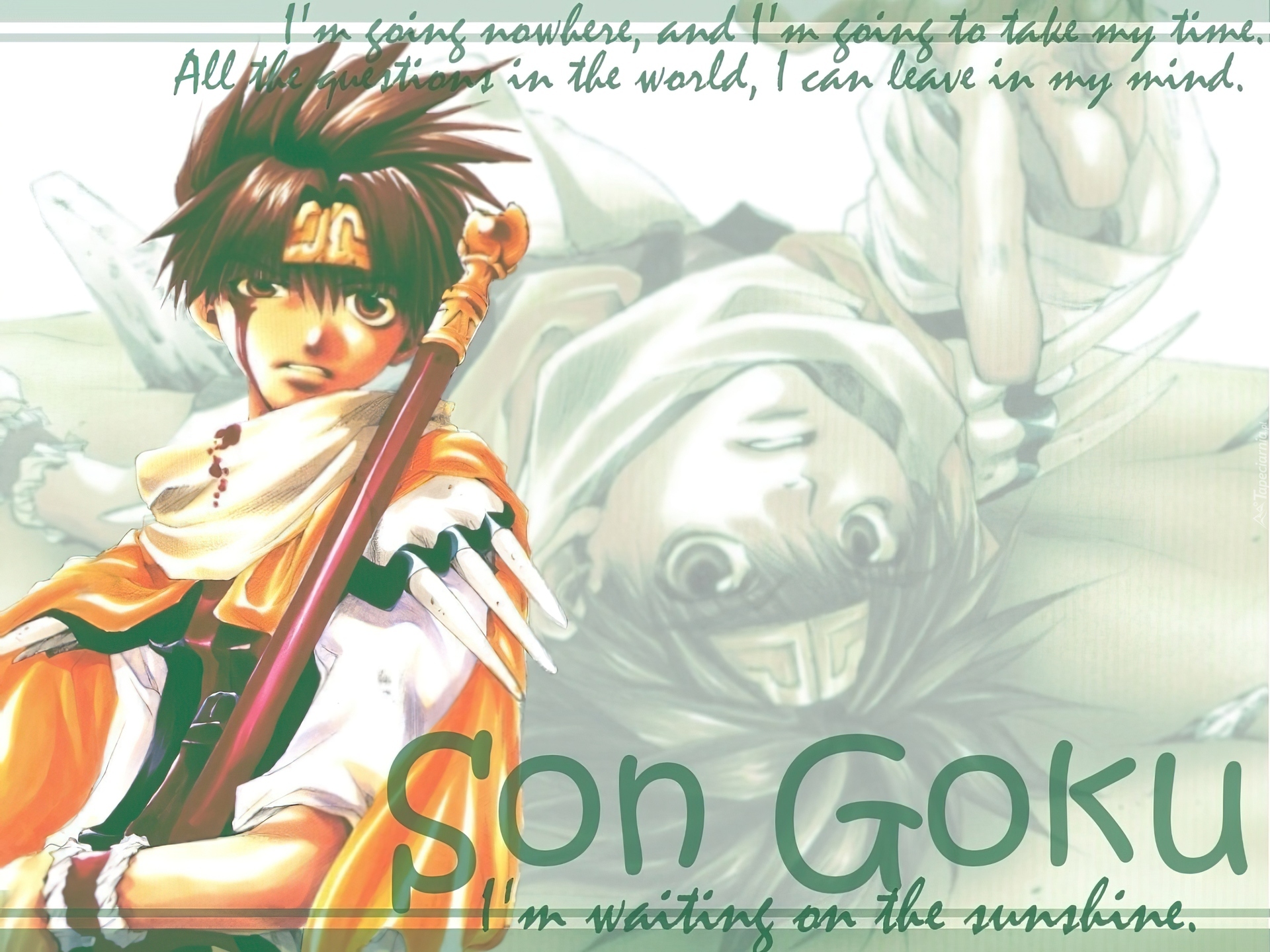 Saiyuki, son, goku, człowiek