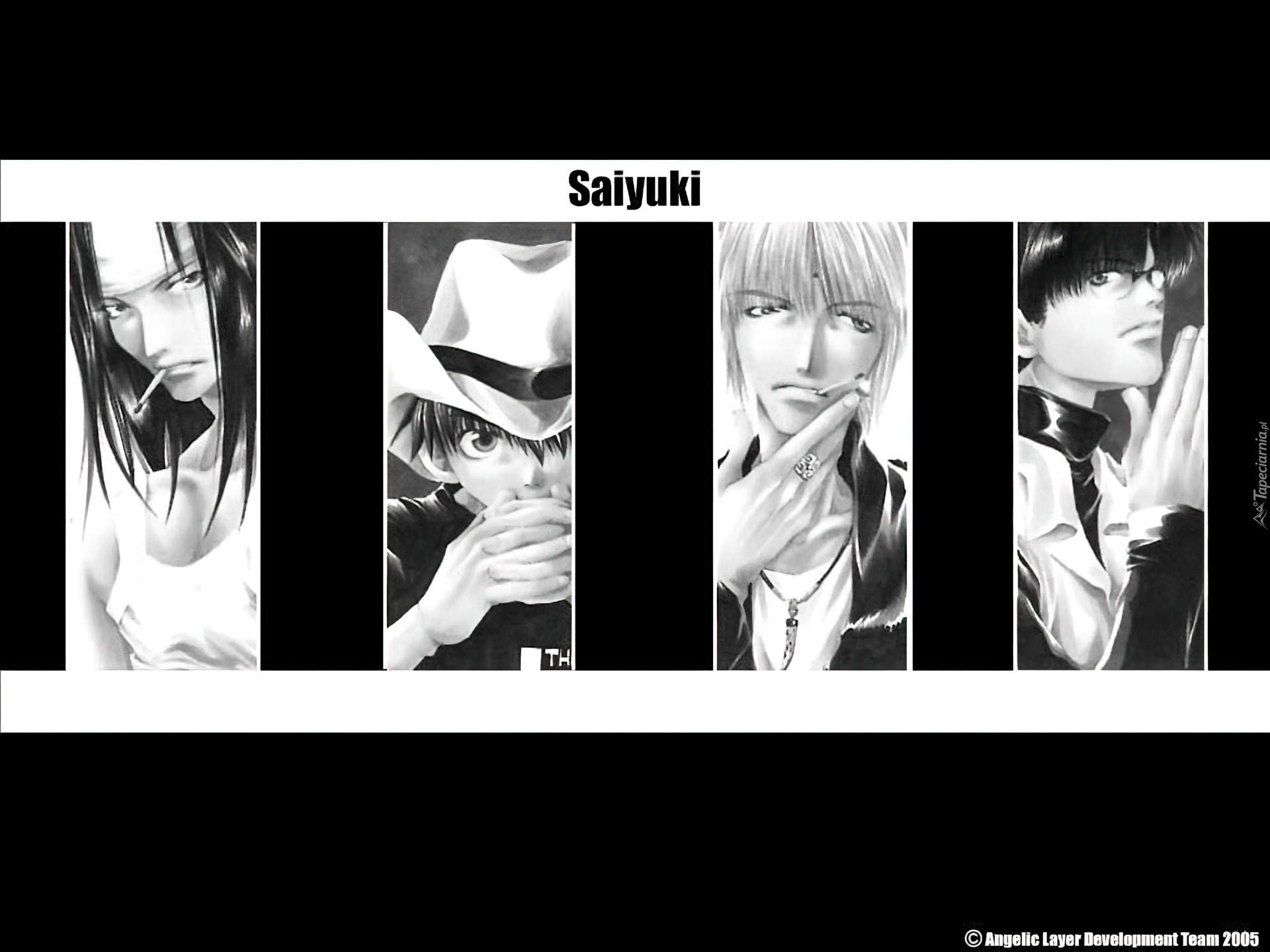 Saiyuki,  papieros, kapelusz