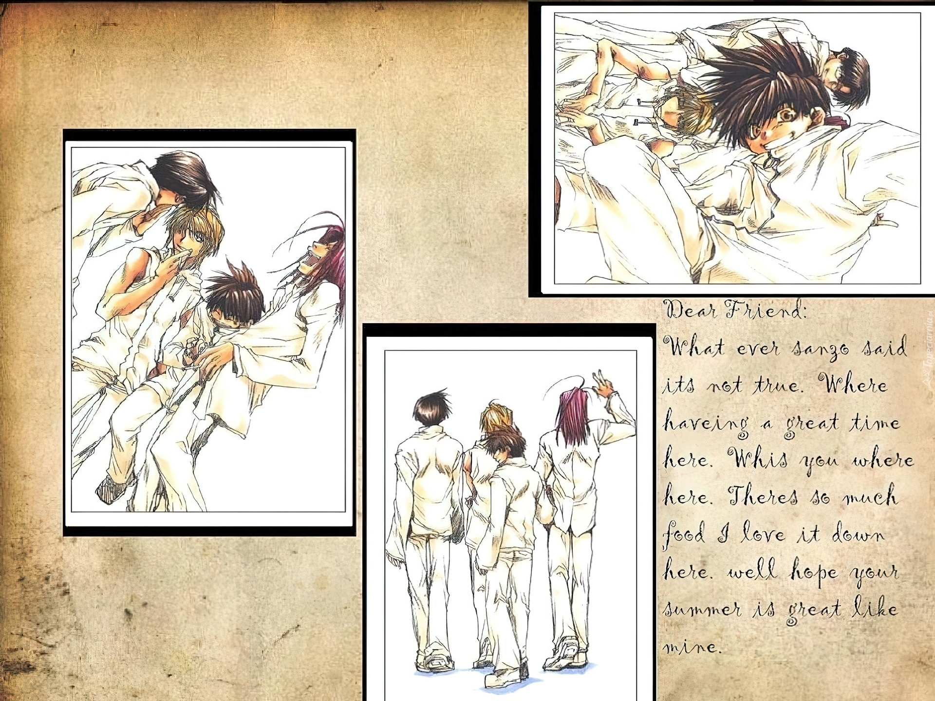 Saiyuki, ludzie , znajomi