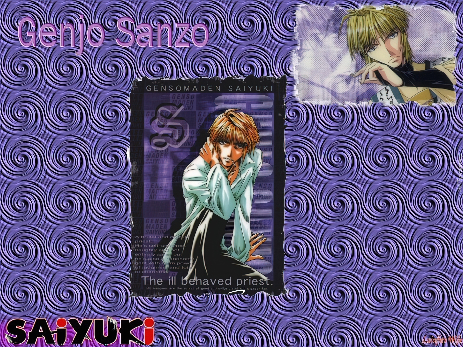 Saiyuki, spirala, postacie, sanzo