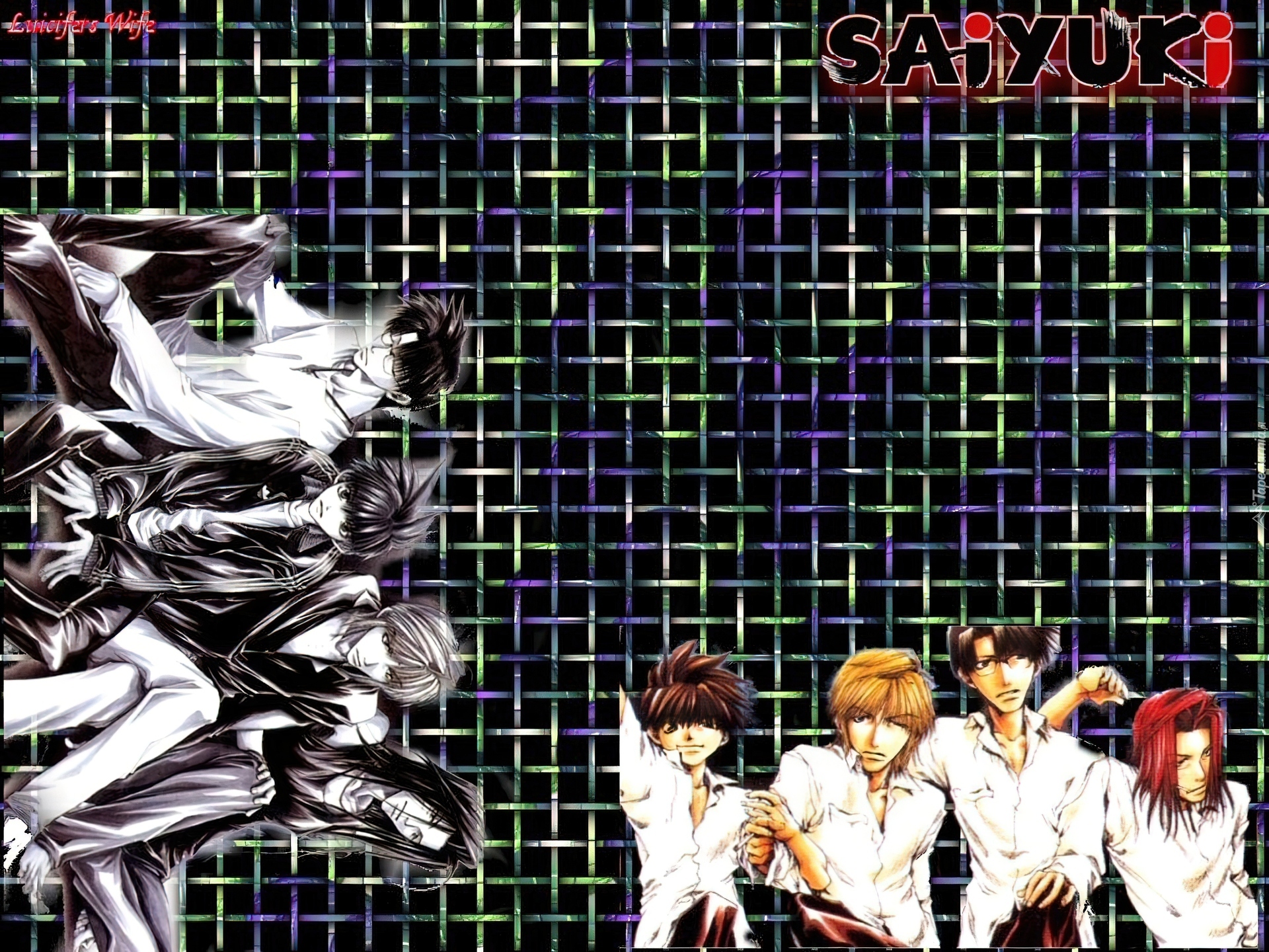 Saiyuki, plecionka, ludzie