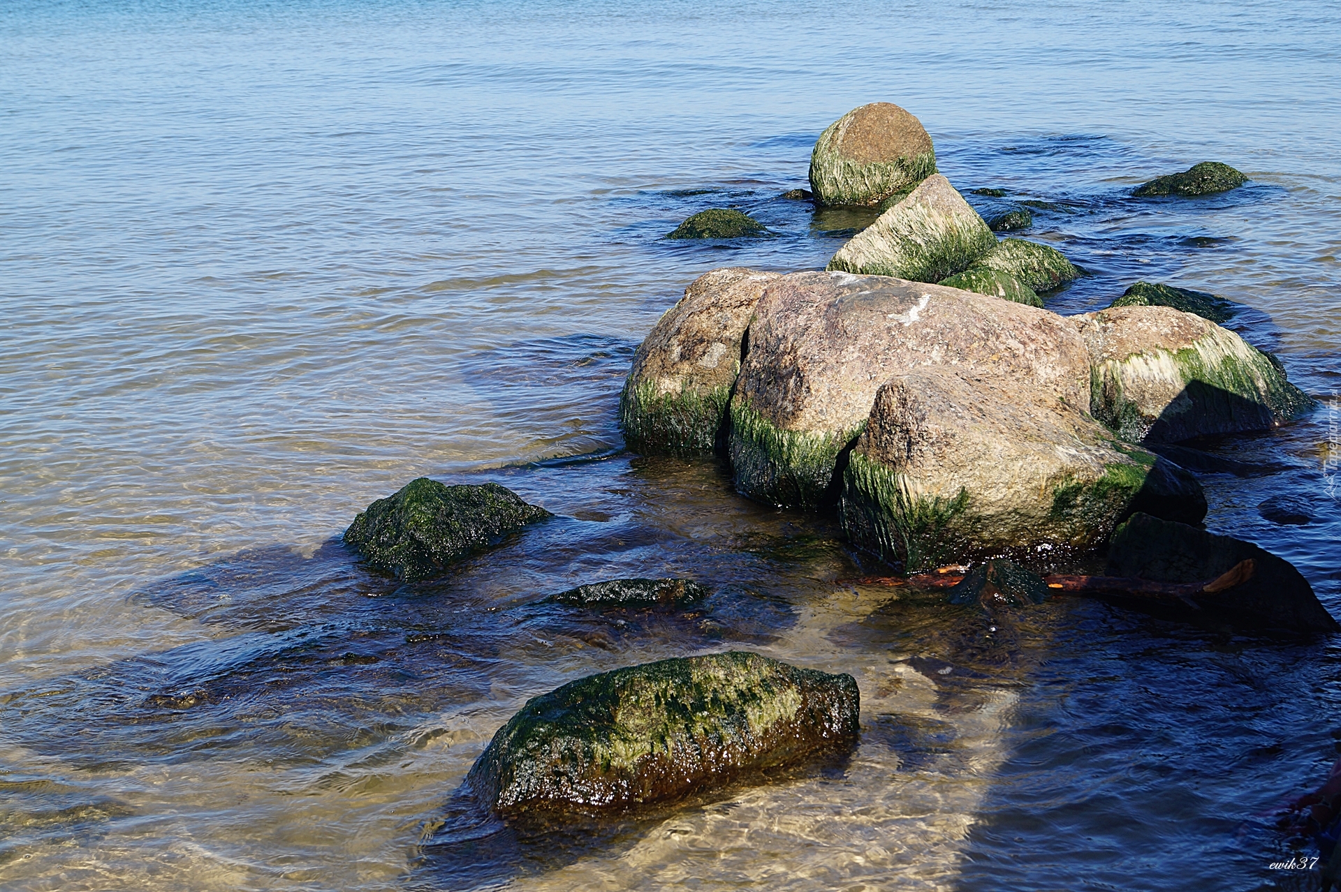 Plaża, Woda, Kamienie