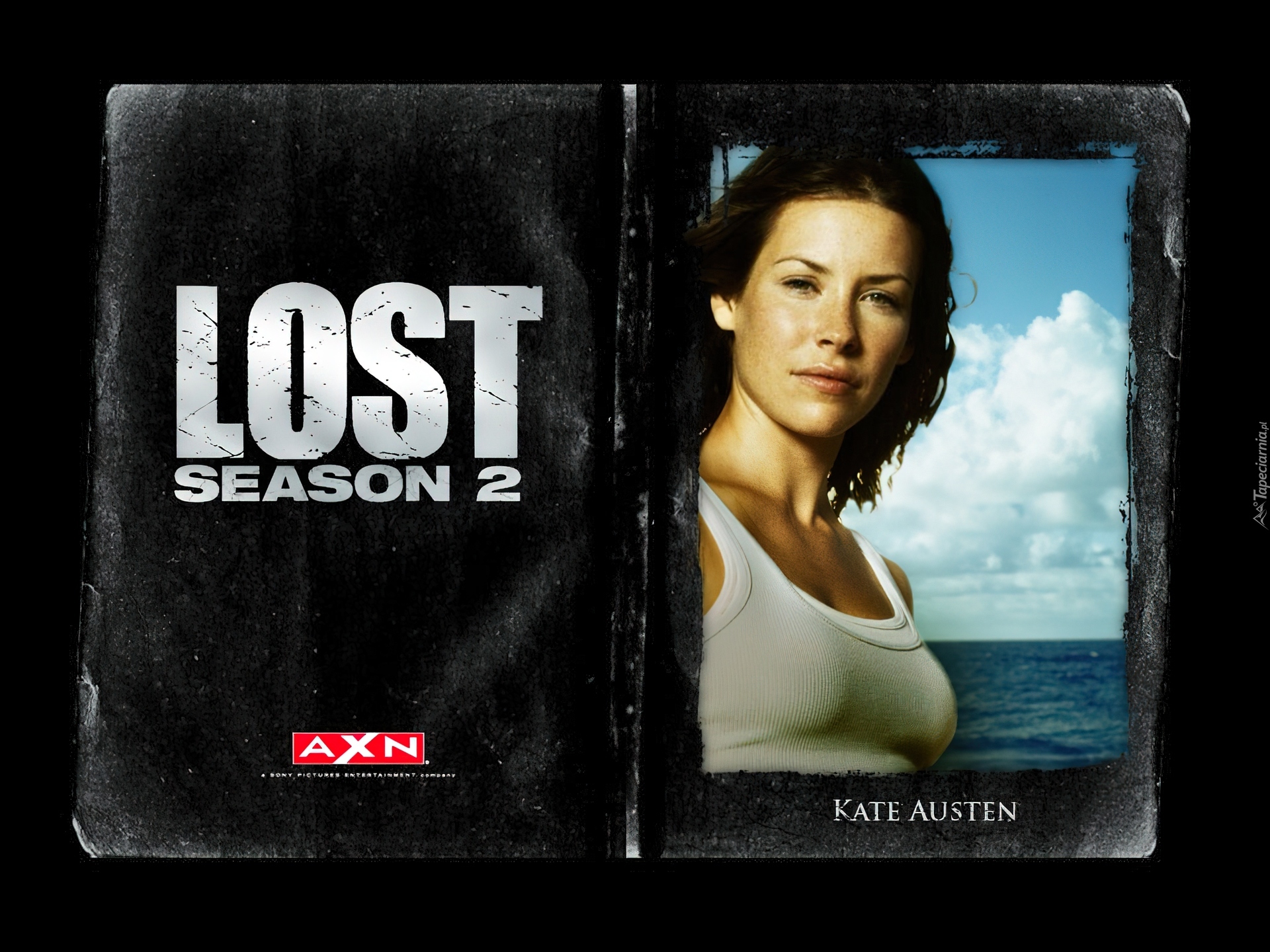 Serial, Lost, Zagubieni, Evangeline Lilly, zdjęcie, ramka