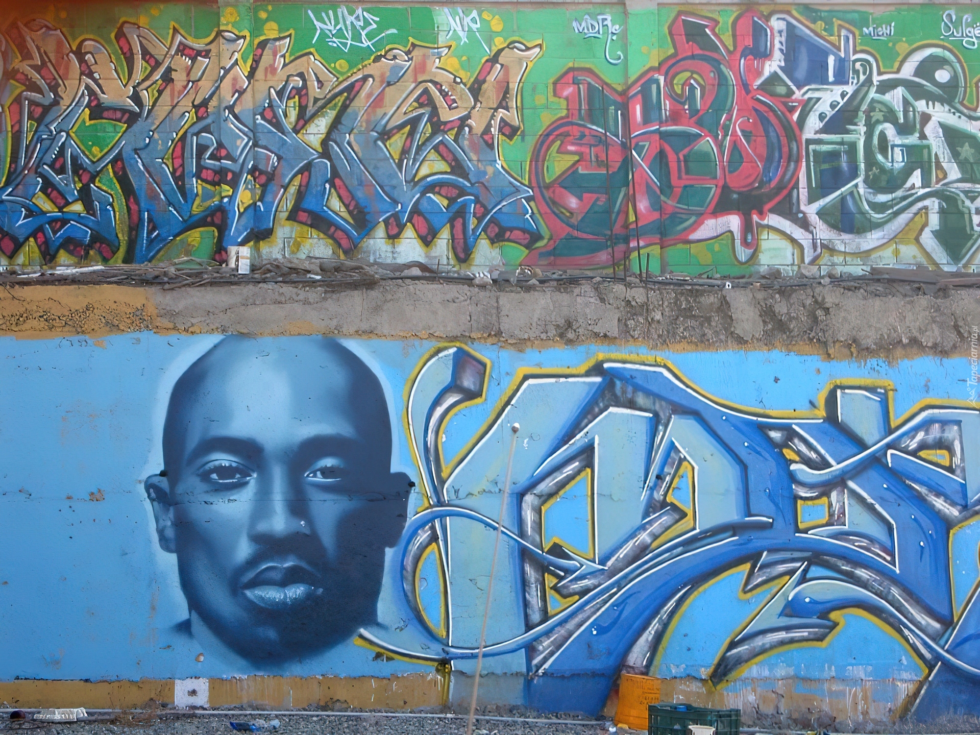 Граффити Tupac