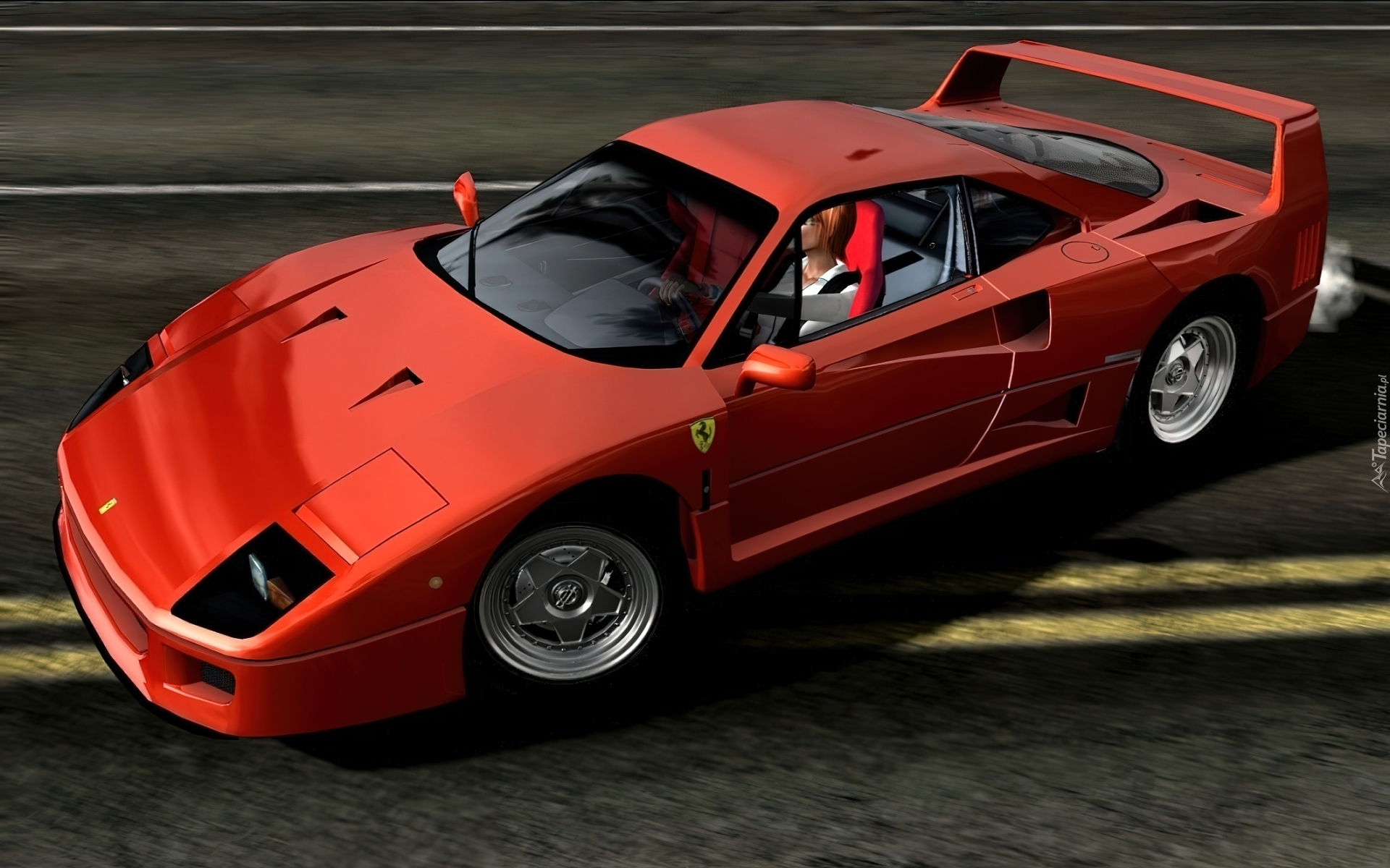 Ferrari F 40, Wizualizacja