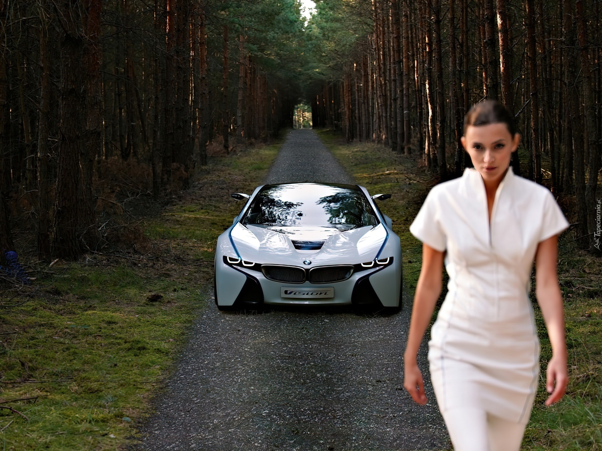 BMW Vision Efficient, Droga, Modelka