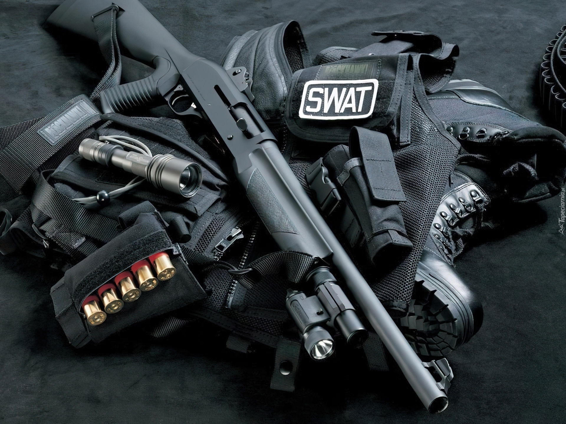 Shotgun, Ekwipunek, Grupa, SWAT