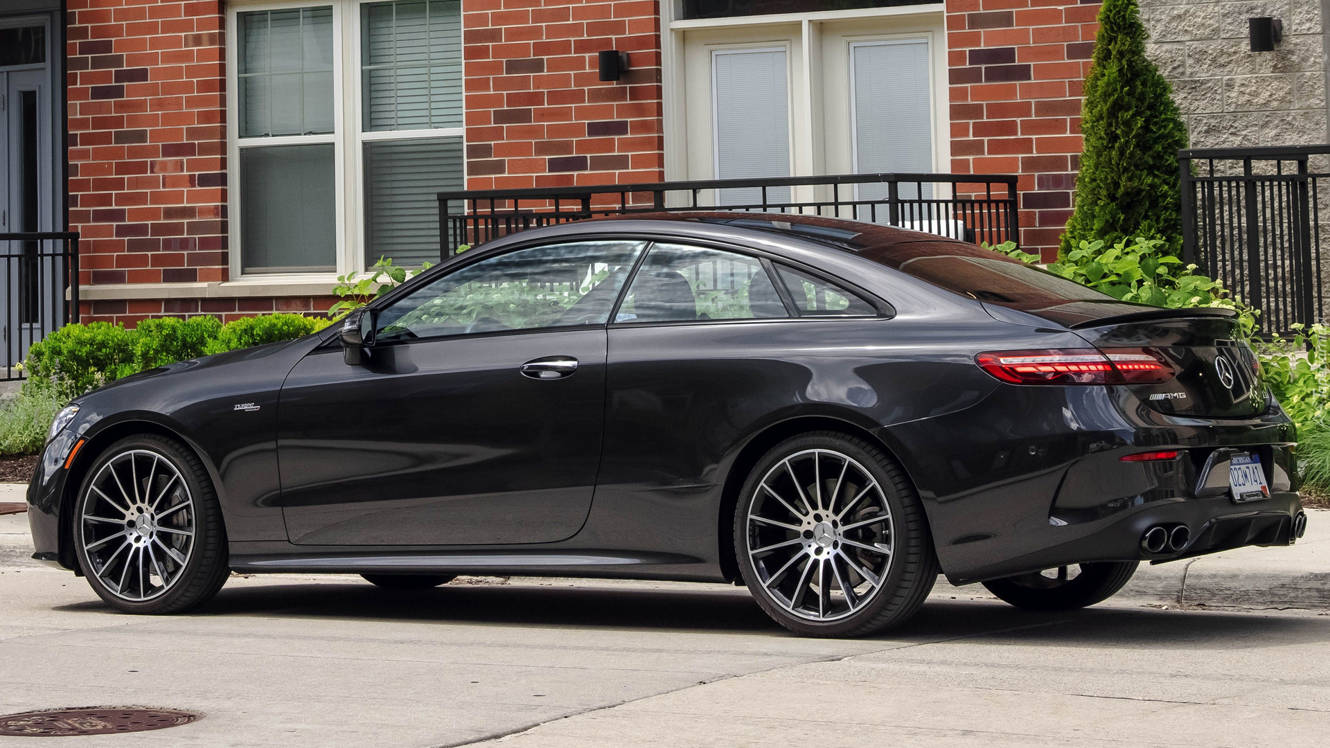 Czarny, Mercedes-AMG E 53, Coupe