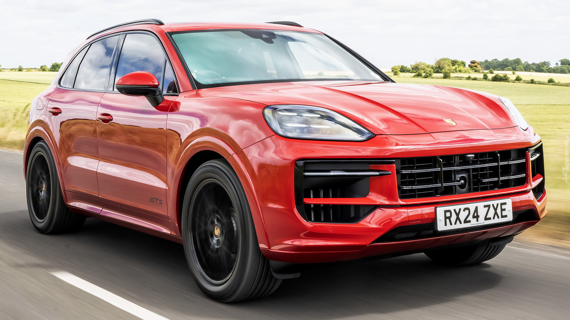 Czerwone, Porsche Cayenne, GTS