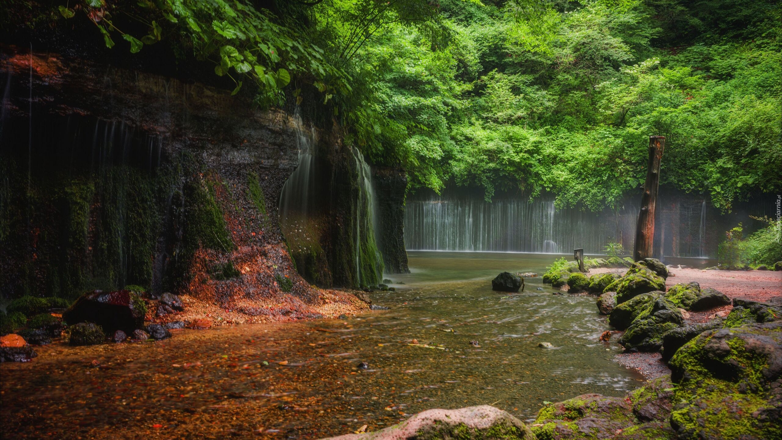 Wodospady, Rzeka, Skała