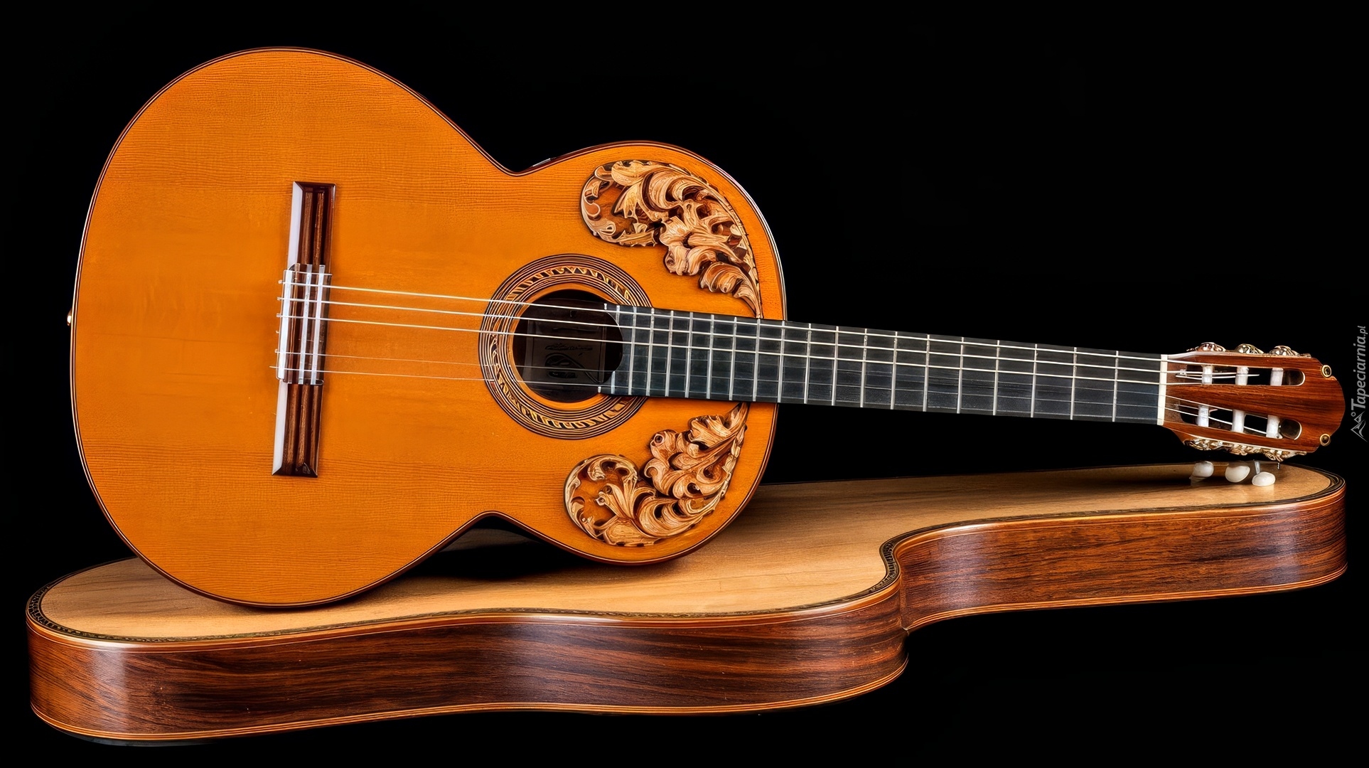 Akustyczna, Gitara, Klasyczna, Futerał, Grafika