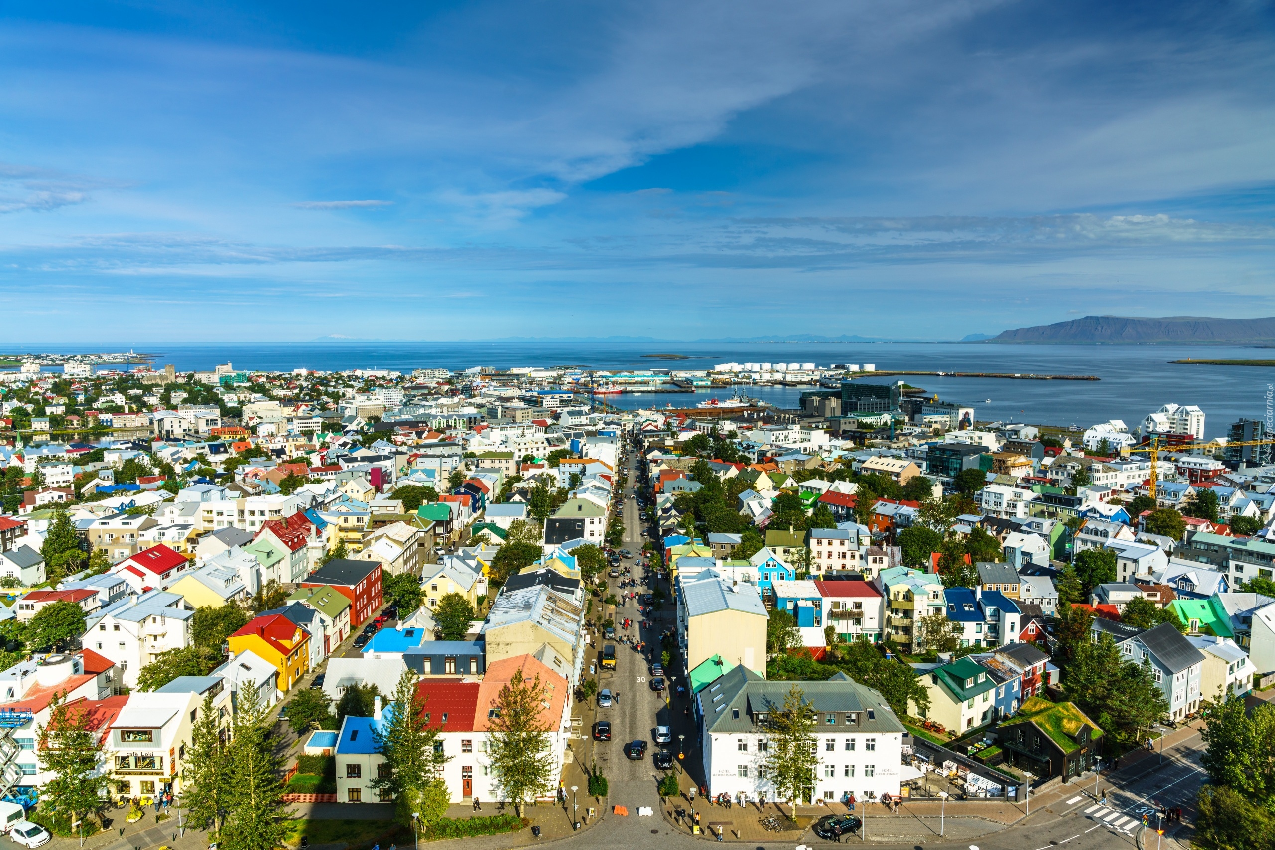 Domy, Miasto, Reykjavík, Islandia