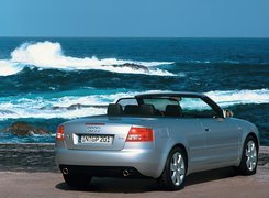 Srebrne, Audi A4, Cabrio, Fale