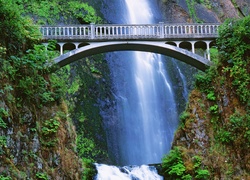 Wodospad, Mostek, Oregon