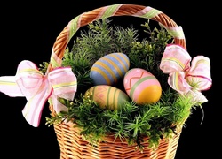 Koszyk, Wielkanocne, Jajka