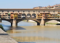 Florencja, Most, Ponte Vecchio, Woda