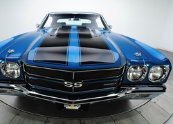 Niebiesko, Czarny, Chevrolet Chevelle SS